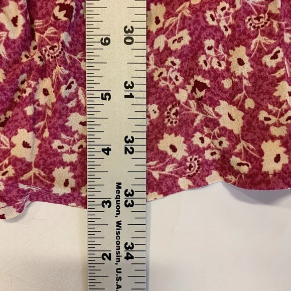 Elodie Women's Long Sleeve Floral V-Neck Tie Wrap‎ Mini Dress Size S NWT - Picture 12 of 12